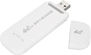 Adaptador de Rede USB 4G LTE, Modem WiFi Portátil para 10 Dispositivos, Roteador de Ponto de Acesso Sem Fio WiFi de 32/64 Bits, Suporte TDD‑LTE, FDD‑LTE, WCDMA/HSPA+, GSM