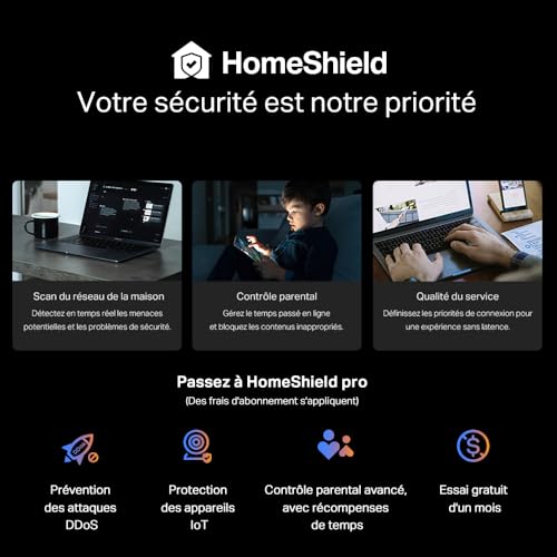 TP Link Archer BE900 routeur sans fil Gigabit Ethernet Quad band 2.4 GHz / 5 GHz 1 / 5 GHz 2 / 6 GHz Neuf - vue 10