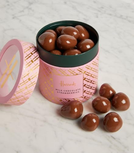 Harrods London Milk Chocolate Strawberries, 230g