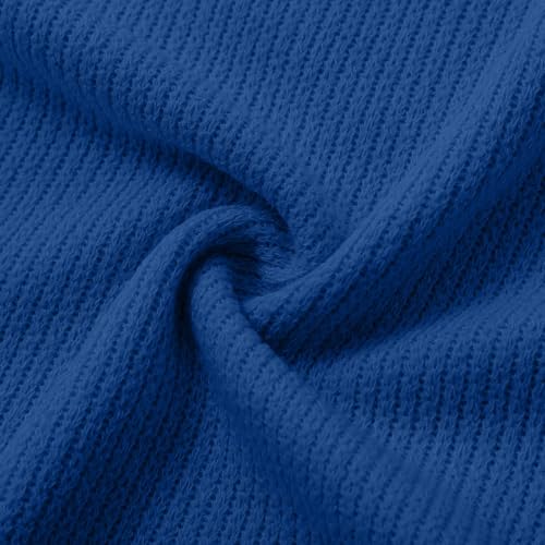 Heevina Sweaters for Women Knitted Knit Crewneck Contrast Binding Long Sleeve Base Sweater Fall Winter Jumpers4