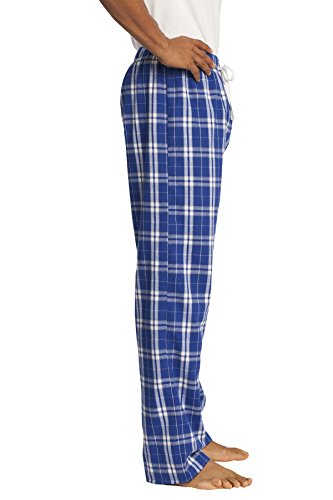 District Flannel Plaid Pant 3XL Deep Royal3