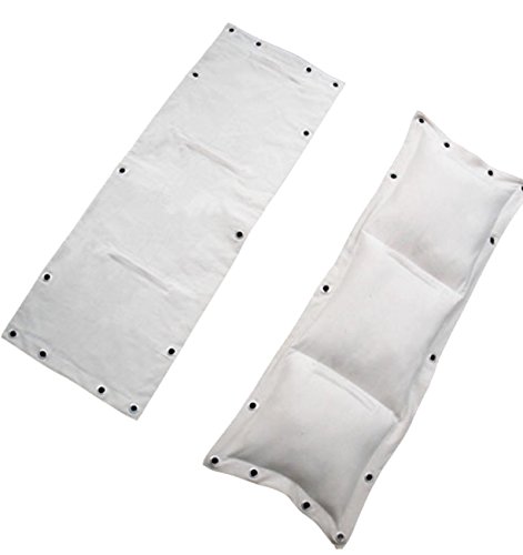 Gymforward 112 x 40 cm Wing Chun 3 secciones vacía saco de boxeo Kung Fu MMA Kicking Wall Bag Boxing Sand Bag (#1) Cover