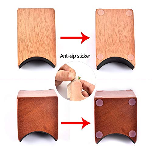 Guitar neck support, guitar neck support pillow, used for string instrument replacement string repair cleaning care tools and non-slip stickers (Small)