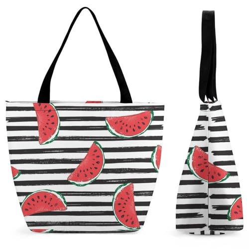 Sac à main pastèque rouge spacieux pour femme voyagez l'esprit léger
