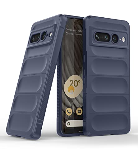 Image of Amazon Brand - Solimo Mobile Cover for Google Pixel 7 Pro 5G (Silicone Sapphire)