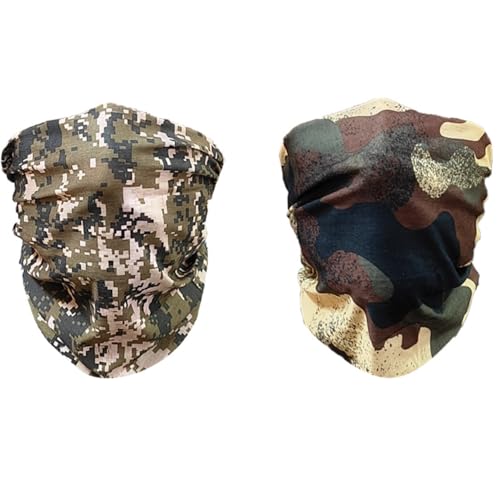 Image of MCAVOY Bandana & Neck Gaiter Scarf for Unisex Odor-Free, Breathable & Super Soft Multifunctional Headwear, Durable Face Mask, Headband, Neck Cover for Dust & Sun Protection, Free Size