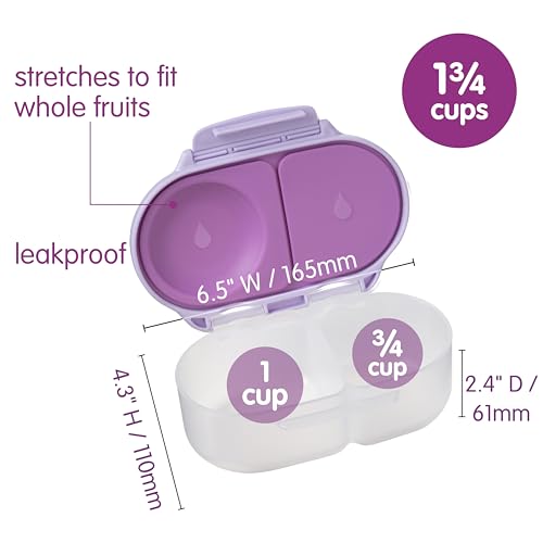 Image of b.box Snack Box, Snack Containers for Kids, Kids Lunch Box, Toddler Snacks