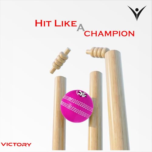 Image of Victory T-20 Synthetic Cricket Ball Match Practice Training | Practice Cricket Ball | Wind Balls | Swing Ball | Indoor & Outdoor Street & Beach Cricket (T-20 Multicolor)
