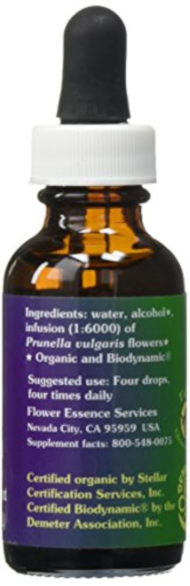 Self-Heal Flower Essence Dropper, 1 oz
