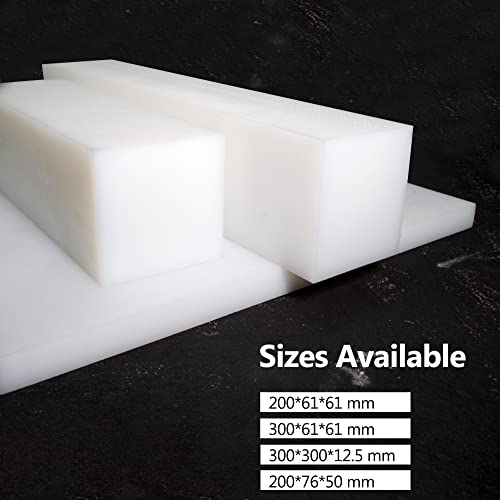 UHMW Tapping Block Ultra High Molecular Weight Polyethylene Rectangular Solid Plastic Blocks for Machining Home Improvement DIY Projects（Black,2.4 * 2.4 * 12 in） - Thumbnail 4