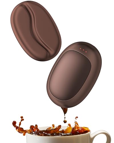 Rechargeable Hand Warmers, Electric Hand Warmers 5200mAh (2-Pack), 3 Heat Settings, Up to 18 Hours of Use, Ideal for Raynaud's Patients