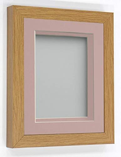 Rickman Box Frame Beech with Pink Mount, 12x10 for 9x7 inch — image 1