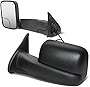 [Powered Adjustment Heated] Towing Mirror with Corner Blind Spot Mirror Compatible with Tacoma 05-15, Driver and Passenger Side, Black