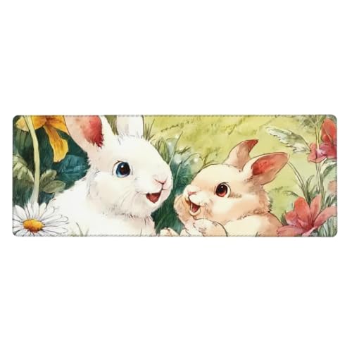 Grand tapis de souris 80x30 cm coloré avec base caoutchouc antidérapante