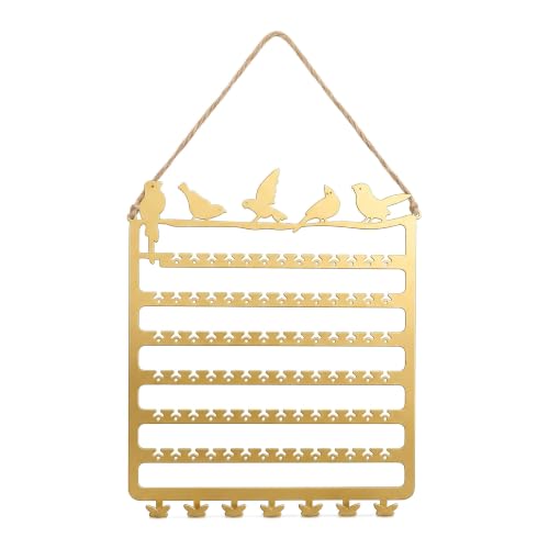 Dzrige Gold Bird Wall Mounted Earring Holder Jewelry Organizer Stand - image 8