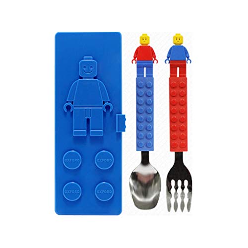 KidsOne Oxford Spoon&Fork case set ubNXv[AtH[NP[XZbg [sAi] (blue/u[)