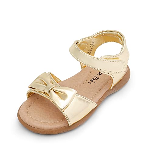 Image of DREAM PAIRS Girls Sandals Fashion Bow Summer Shoes for Toddler /Little Kid