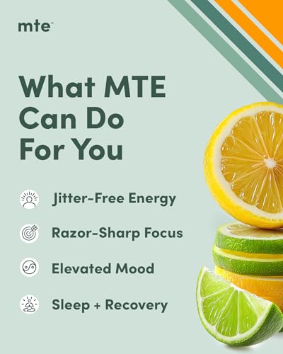 Image of MTE Caffeine-Free Energy Drink Powder with Paraxanthine - Clean Energy for Focus, Mood & Productivity | 24 Energy Drink Packets