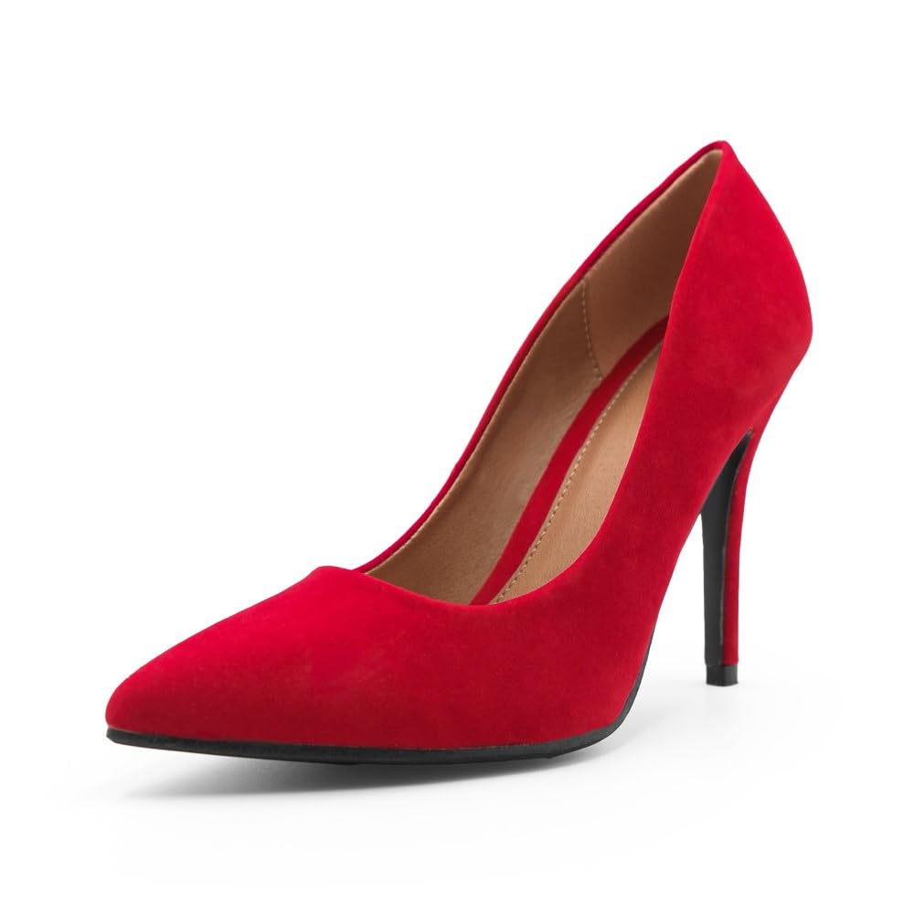 Womens Mid High Heel Court Shoes Pointed Toe Smart Office Formal Work Pumps  Evening Party Wedding Bridal Prom Graduation Occasion Heeled Cushioned