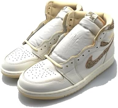 Nike Jordan 1 Retro High Og Craft Mens Shoes Size - 9, Sail/Pale Vanilla-black | Image 3