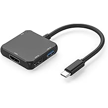 4 in 1 USB C Hub Multiport Adapter with 4K HDMI, 100W PD Fast Charging &amp; USB Port, Multi-Functional USB C Adapter Compatible with Mouse, Keyboard, Projector, DHTV, Monitor, MacBook, Surface