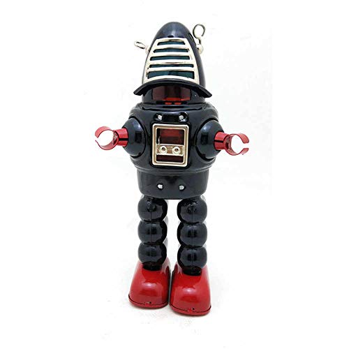 Charmgle Ms430 Mechanical Planet Robot Tin Toy Wind-Up Toy Adult Collection Home Decoration Novelty Gift (Black) #TOP1