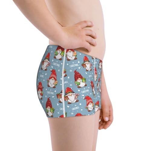 Boys' Cotton Boxer Brief Soft Underwear-Snowflake Christmas Gnome2