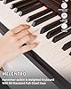 Learning Piano with Simple Songs 42 Melentro Weighted Piano 88-Key Digital Piano, Full-Size Electric Piano Keyboard with Hammer Action, Sustain Pedal, MP3 Function Dual 15W Speaker, Supports USB-MIDI/Wireless Connect #3