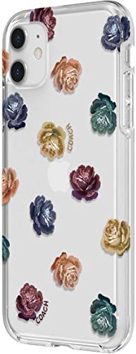 Coque iPhone 11 Pro Max Coach Dreamy Peony transparente