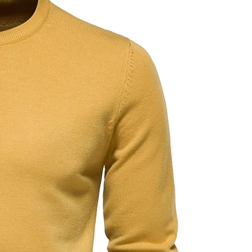Men's Outdoor Commuting Turtleneck Sweater Fashion Slim Personality Pullover Simple Comfortable Warm Pullover Sweater3