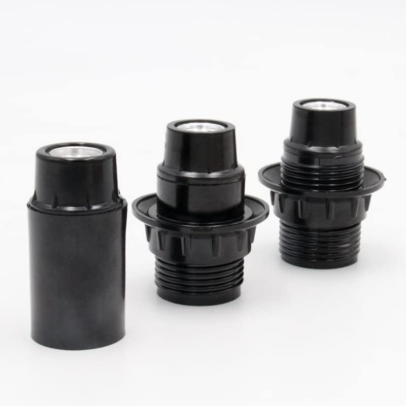 E14 Lamp Holder Phenolic Bulb Socket Candelabra Light Base - (Color: Full Thread Base Type: 20 Pieces)