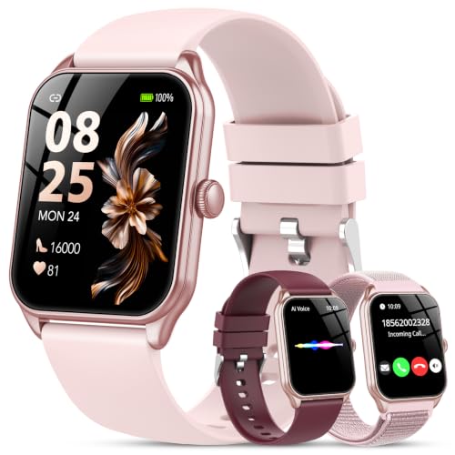 IKT Smartwatch Damen Herren, 1.83" HD Smart Watch, 120+ Modi, Fitness Tracker mit Bluetooth Telefonie… – Ansicht 1