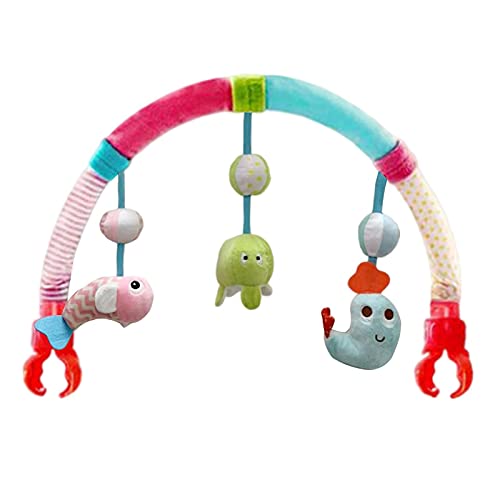 Arco Giocattolo Passeggino TUMAMA - Giocattoli Appesi Per Neonati 3-9 Mesi, Design Coniglietto - Foto 7