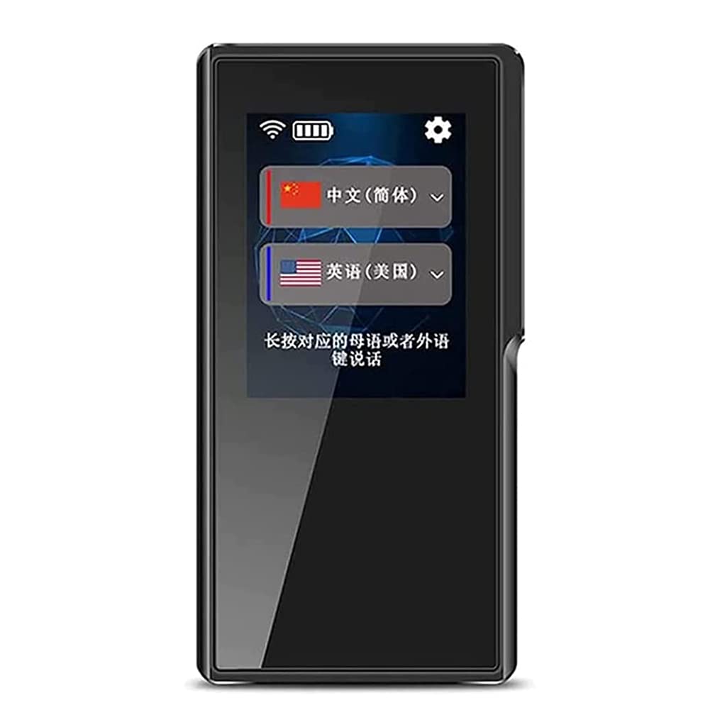 Traducteur de langue 52 langues avec interprète bidirectionnel WiFi en temps réel