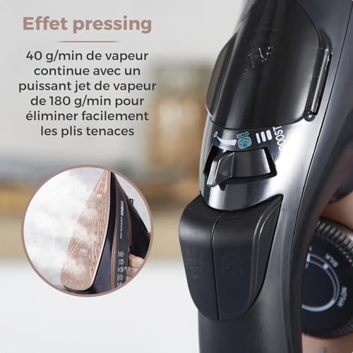 Fer à repasser vapeur céramique 3100W performant contre les plis difficiles