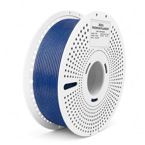 Image of 3IDEA PETG Sparkle 3D Printer Blue Filament 1.75mm, 1KG with Reusable Spool, Dimensional Accuracy ±0.02mm, Premium PETG for Strong, Smooth & Durable Prints