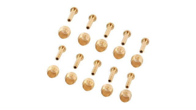 Kit D'inserts Olives Et Connecteurs Pour Frein à Disque Hydraulique Shimano BH90, Lot De 20 Pièces En Laiton, Compatible M506, M596, M615, Anti-fuite, Durable