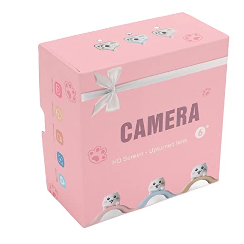 Câmera infantil para mini tela de exibição de filtro digital, câmera infantil USB fofa para câmeras
