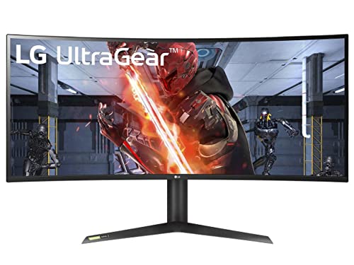 LG 38GL950G-B Ultragear Gaming Monitor 38" 21:9 Curved WQHD+ (2840 x 1600) Nano IPS Display, 1ms Response Time, 144HZ Refresh Rate, NVIDIA G-SYNC - Black