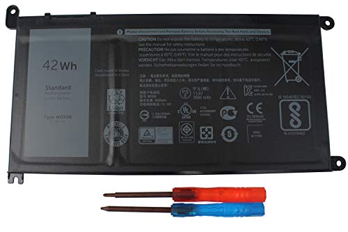 Angwel WDXOR WDX0R Laptop Battery Compatible with Dell Inspiron 13 5368 5378 7368 7378, Inspiron 15 5565 5567 5568 5578 7560 7570 7579 7569 P58F, Inspiron 17 5765 5767 [11.4V 42WH]  1 Year Warranty