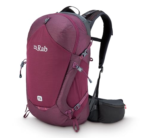 Rab Protium ND Sac à dos léger pour femme - Sac à dos confortable pour la randonnée et le trekking, Mûre, 18-Liter (Back Length - Small/Medium), Sportif