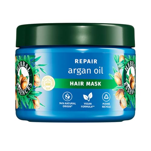 Herbal Essences Reparatur-Maske mit Arganöl, 500 ml, beschädigtes Haar, Inhaltsstoffe natürlichen Ursprungs, ohne Silikon – Ansicht 1