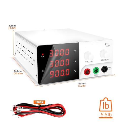 Régulateur de tension numérique 30V 30A dans votre atelier de précision