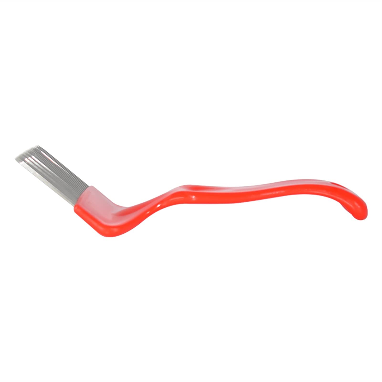 Imkerei-Handschuhe, 5 Stück, 18-polig, Edelstahlzinken, Entdeckelungsgabel, Honigschneider, Imkerei-Werkzeuge, Ausrüstung, Honigwabenschaber, Gabel (Farbe: Rot)
