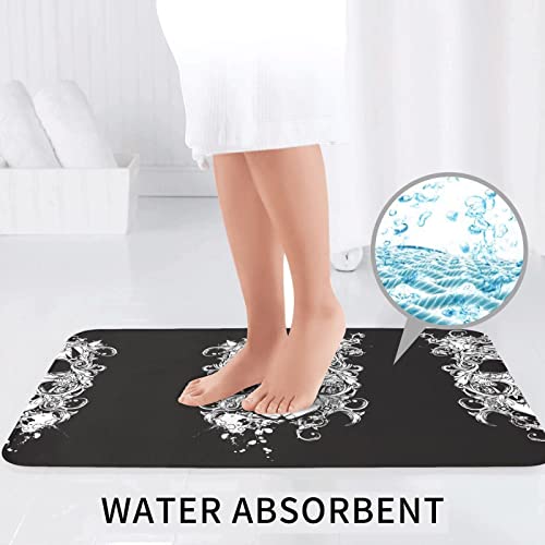 Teppichmatten mit Totenkopf-Druck, Badematte, Badezimmerteppich, 3-teilig, + Konturteppich, Toilettendeckelbezug – Bild 7