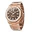 Rose gold strap/Brown face