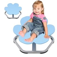 Yosamy Sensory Spinning Chair for Autism,Spinning Chair for Autism Metal Base Non-Slip Sitting,Educational Special Needs Resource Improving Physical Coordination,Sensory Toys for Autism (Blue)