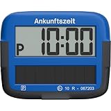 Needit Park Micro Solar elektronische Parkscheibe [NEUES Modell 2025] I unendlich Energie, Null Batteriewechsel | einzige Parkscheibe in Deutschland mit integriertem wiederaufladbarem Akku | blau