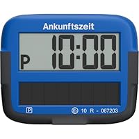 Needit Park Micro Solar elektronische Parkscheibe [NEUES Modell 2025] I unendlich Energie, Null Batteriewechsel | einzige Parkscheibe in Deutschland mit integriertem wiederaufladbarem Akku | blau