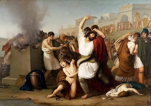 Impresiones lienzo murales Laocoonte de Francesco Hayez para regalo de inauguración de casa